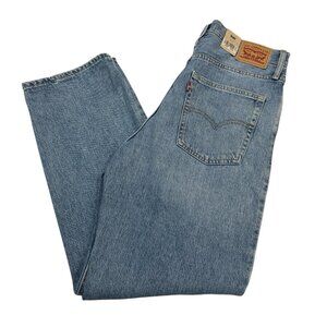 Levis Jeans‎ Women 31x31 94 Baggy Mid Rise Straight Leg Distressed Destroy Denim